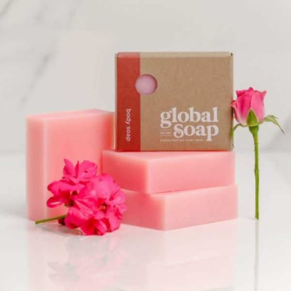 Global Soap Rose & Geranium Body Bar