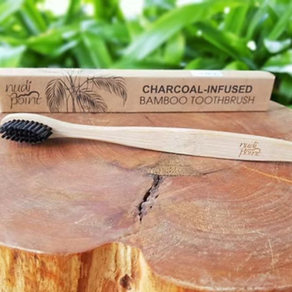 Nudi Point Charcoal - infused Toothbrush