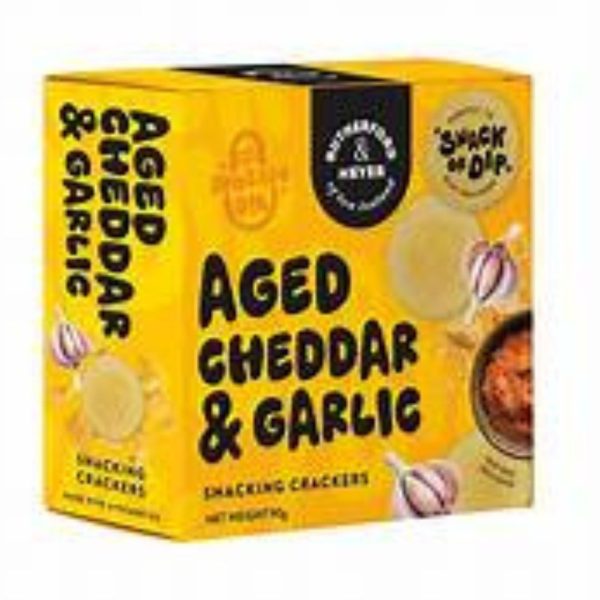 Rutherford and Meyer Snack and Dip Crackers Aged Cheddar