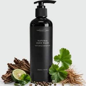 Surmanti Men Body Wash Vetiver & Geranium