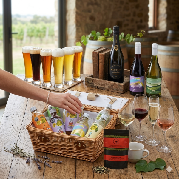 craft beers, nz wines and kombucha to purchase for corporate gift baskets nz